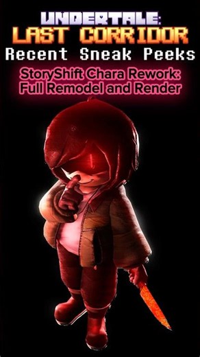 ULC Sneak Peeks | StoryShift Chara Rework and Remodel + Sans Creator #ulc #undertalelastcorridor