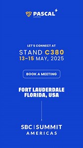 🇺🇸 Pascal Gaming is heading to SBC Summit Americas 2025! 📍 Join us at Stand C380, May 13–15, at the Broward County Convention Center in Fort Lauderdale. 🥹 Only a week to go, and we can't wait to see you there — book your meeting here 👉 https://bit.ly/3ZaWFm7 🔥 We’ll be showcasing our most advanced releases from 2025 and offering a glimpse into what’s coming next. 🚀 Let’s connect and make this a standout event together. #PascalGaming #SBC #SBCAmericas #FortLauderdale #Miami #SBCAwards #Exh
