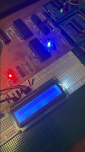 “Hello” on a DIY 8-bit CPU #CPU #DIY #computer #engineering #singleboardcomputer