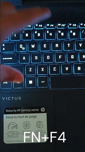 Como poner el teclado retroiluminado en PC hp victus 15-fa0006la