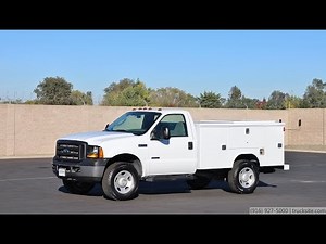 2006 Ford F350 4x4 Utility Truck for Sale