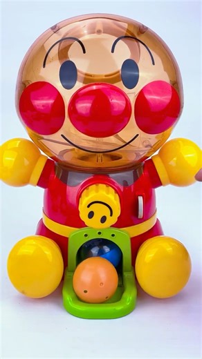 Satisfying ASMR Anpanman Ball Shooting Machine #asmr #toys #shorts #ball