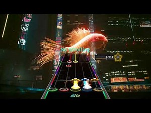 Clone Hero Video Highway (Spectrum)various transparency - scrolling and non-scrolling
