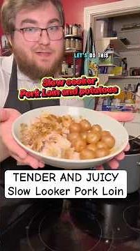 Ultimate Week Night Meal: Slow Cooker Pork Loin and Potatoes! #SlowCookerPorkLoin ￼