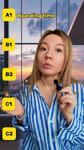 From A1 to C2 at the Airport #learnenglish #english #englishlearningclass