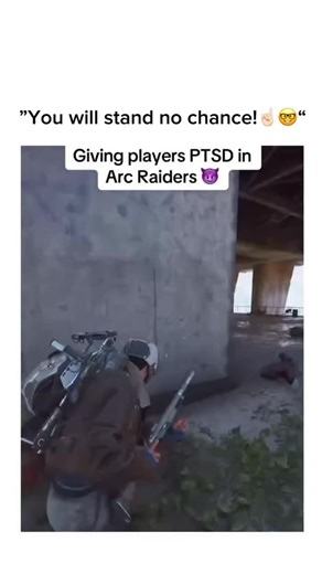 People Getting Surprised on Instagram: "“I have a level three armor so you will stand NO chance! ☝️🤓” Credit: unknown ARC Raiders (2025) is a cooperative third-person shooter set in a future where humanity has been driven underground by a relentless mechanized threat known as the ARC. Players step into the role of Raiders, resistance fighters who venture from safe subterranean settlements to the ruined surface world in search of resources, weapons, and answers. The game emphasizes teamwork and