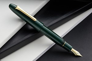 Sailor 1911 KOP Color Urushi Ebonite Fountain Pen - Pine Green - The Goulet Pen Company