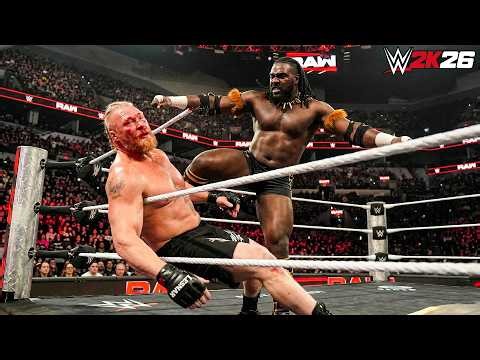 FULL MATCH: Brock Lesnar vs. Oba Femi: Monday Night RAW Highlights | Road To WrestleMania 42
