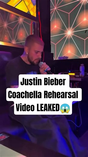 Justin Bieber Coachella Rehearsal LEAKED
