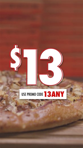 Big flavor, small price. Any large Romeo's pizza is just $13 this November when you order your favorite with code 13ANY. | Romeo's Pizza Columbus