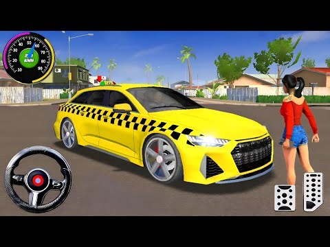 Audi RS6 Avant Taxi Simulator 2025 | Realistic City Driving Gameplay