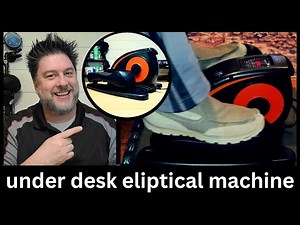 ANCHEER Under the desk elliptical. Electric eliptical leg exerciser