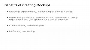 The Purpose of Mockups
