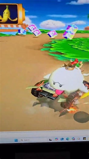 BLUE SHELL & PUSH OFF TO THE ABYSS 2-5-26 #gaming #mariokartdoubledash #kartracing #blueshell