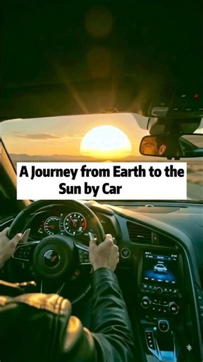 How far is the Sun from us? #sun #universe #space