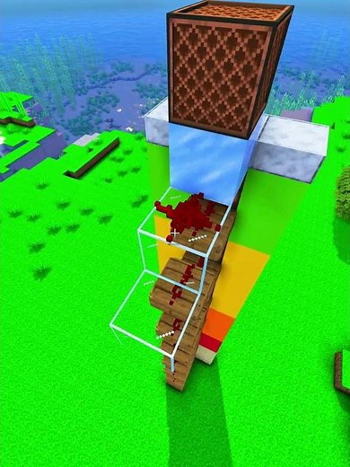 ☠️Minecraft, But.. BULLSEYE GAME!☠️#shorts #birdtrend