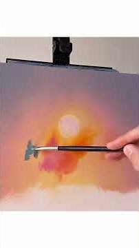 Spring Wildflowers Acrylic Painting🌸 Full tutorial out now! #shorts #paintingtutorial #artwork