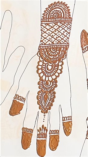 very beautiful mehandi design || simple amd unique mehndi design ♥️ #mehndi #yt #trend #henna #hena