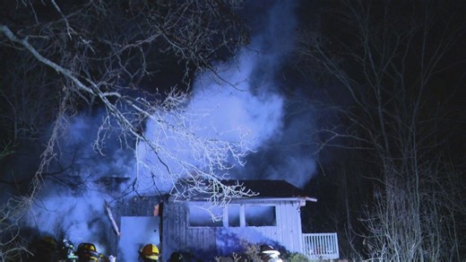 Home considered a total loss following a fire in Exeter