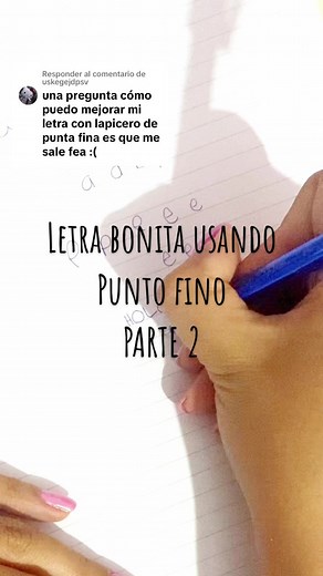 Técnicas para Mejorar tu Letra con Punta Fina
