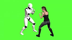 Super Cool Fight Animation On Green Stock Footage Video (100% Royalty-free) 1098068807 | Shutterstock
