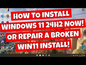 Upgrade OR REPAIR Windows 11 24H2 Using Installation Assistant From 23H2 22H2 21H2 Or Windows 10