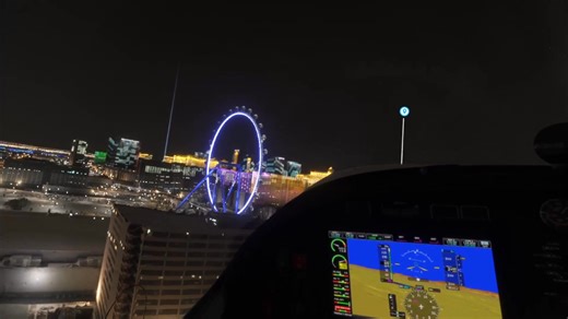 When the servers freed up late last night we got a quick capture of what it's like to fly by the Las Vegas Sphere and over NYC in VR with Microsoft Flight Simulator 2024. Watch the full video here: https://youtu.be/cUKXl0T1yAE?si=sc30OawfzIvT5Mzv | UploadVR