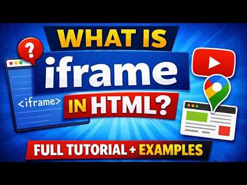 What is iframe in HTML? | Full Explanation with Examples
