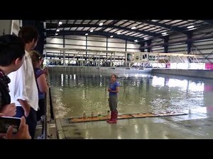 OSU wave lab tsunami test