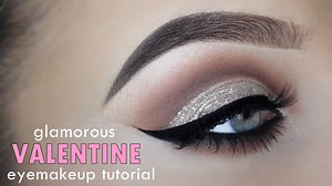 Valentine glam eyemakeup tutorial