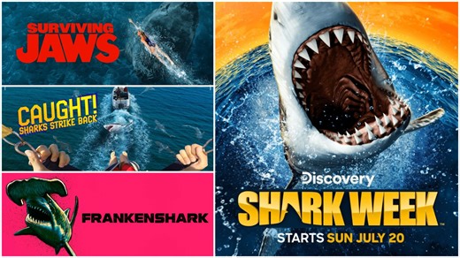 Shark Week 2025 Night 5 Preview: Surviving Jaws, Frankenshark & More