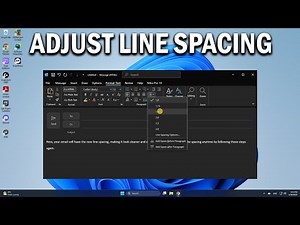How To Adjust Line Spacing in Outlook Email Messages - Easy Fix
