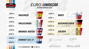 The 2024 EuroNASCAR calendar is here!