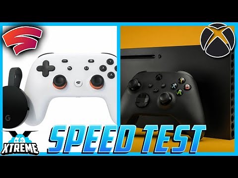 Google Stadia vs Xbox Series X Speed Tests