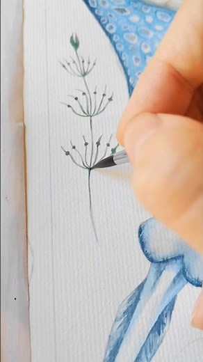 Painting Seaweed in Watercolor | Quick Process