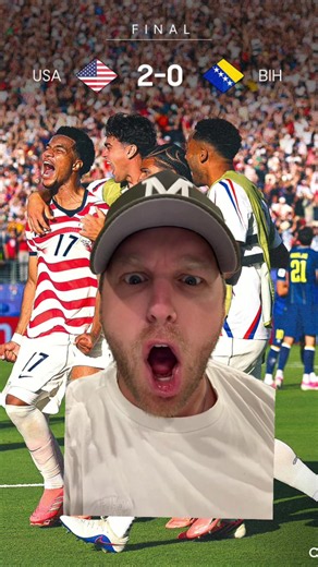 Team USA 2-0 Bosnia with 10 Men — Balogun Sent Off