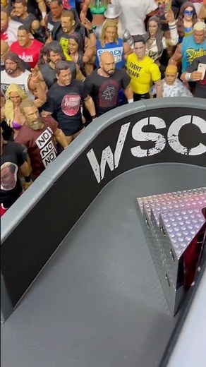 Custom LED Barricades for WWE Figures!