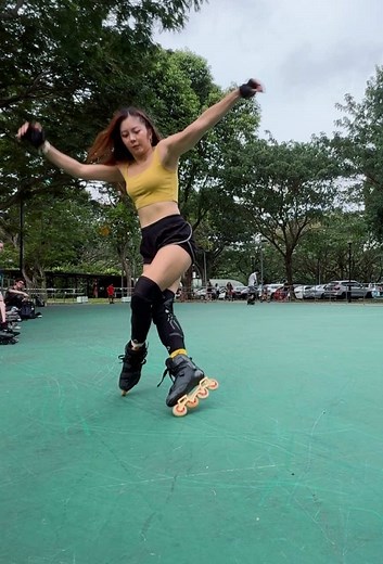 Slide practice. #freestyleslide #inlineskating #powerslide