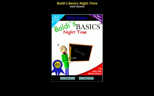 Baldi's Basics Night Time Mod for Baldi's Basics | Baldi Mods