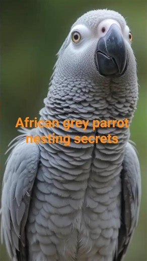 African grey parrot nesting secrets #parrotlife #talkingparot #birds