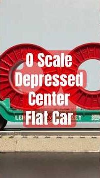 Depressed Flat Car with Cable Reels: O Scale Spotlight