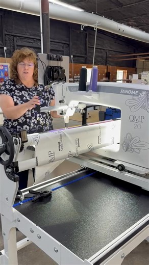5.7K views · 45 reactions | ✨ We’re thrilled to welcome Denton Sewing Center in Denton, TX, as one of our newest Longarm dealers!  Watch as Mayra shows off the power of the Quilt Maker Pro 20 in action.  Tap the link in bio to connect with your local Janome dealer and experience our Longarm lineup hands-on! https://janome.pulse.ly/dsz5yadfsi | Janome Sewing Machines | Facebook