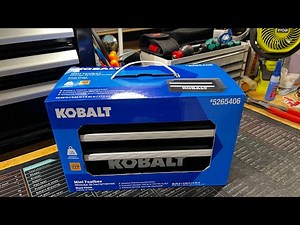 CHEAP!! Kobalt "25th Anniversary Promo" Mini Toolbox for small tools, knives & others!