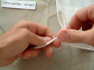 Tekhelet Tying Methods: Rambam - Middle Chulyot