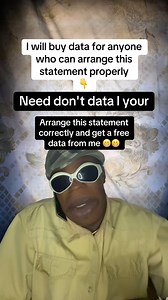 Get free data from me if you can arrange this words properly #siva #reels | Siva Official