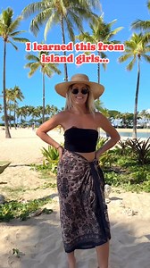 Here’s a fun beach romper that you can make from a sarong ! What do you think ? #sarong #sarongstyle #pareo #beachwear #resortwear #beachoutfitideas #beachoutfit | Blonde Beach Vibes