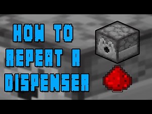 how to repeat a Dispenser | Minecraft