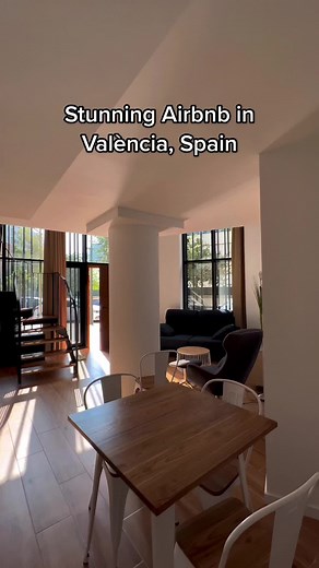 Where to stay in Valencia? | Accommodation tip for Spain ☀️ #airbnbfinds #traveltips #airbnb #spain #interiordesign
