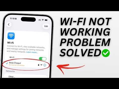 Wi-Fi No Internet Connection Problem Solved On iPhone!