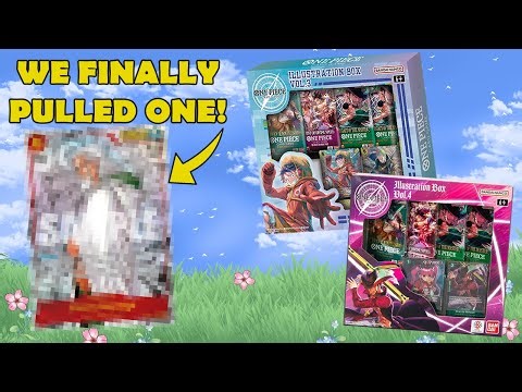 One Piece Card Opening!! 2 NEW Illustration Boxes and I Pulled a Manga Rare!